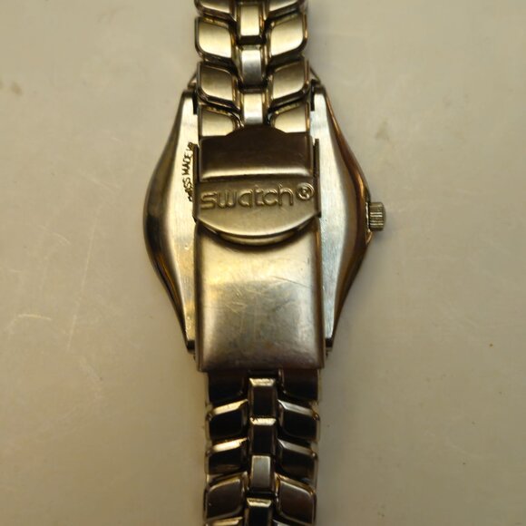 Swatch Irony Lady Stainless Steel Purple Crystal Dial Watch - Picture 8 of 16